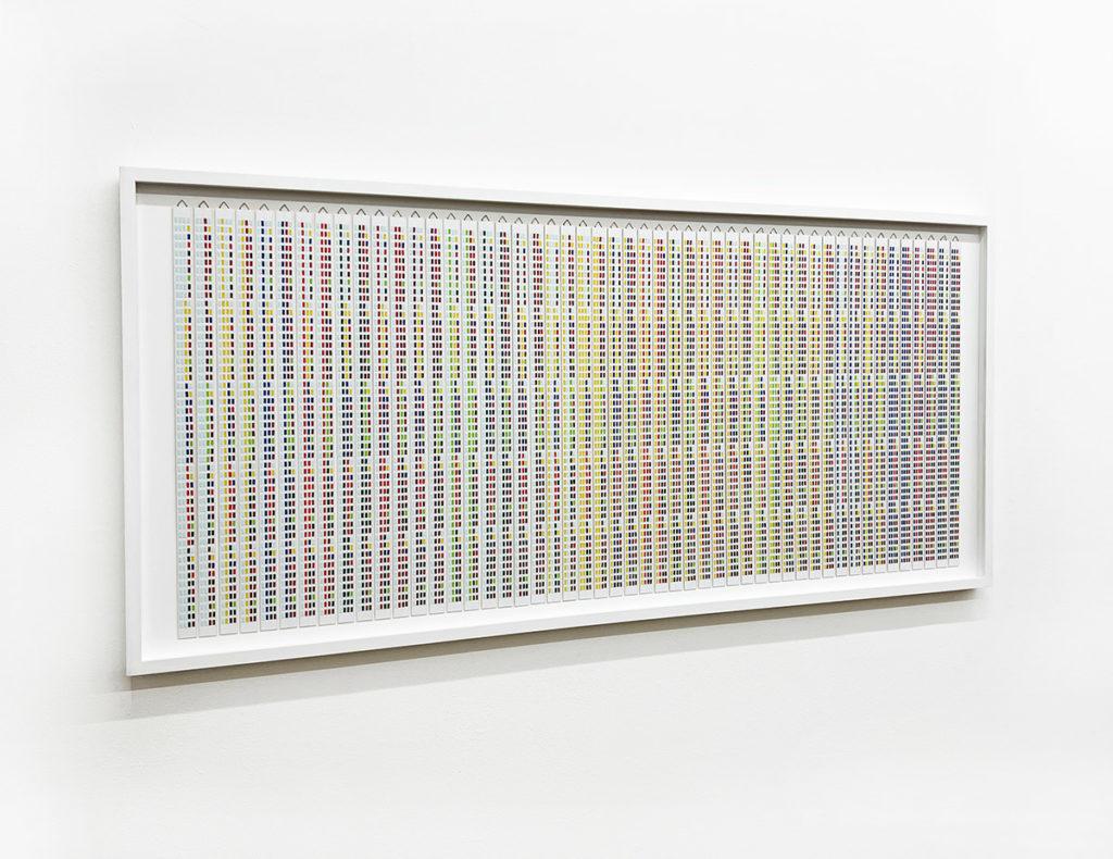 Paula Morison A Synaesthete Counting, 2013-2020 83.5 x 174.5 x 5 cm